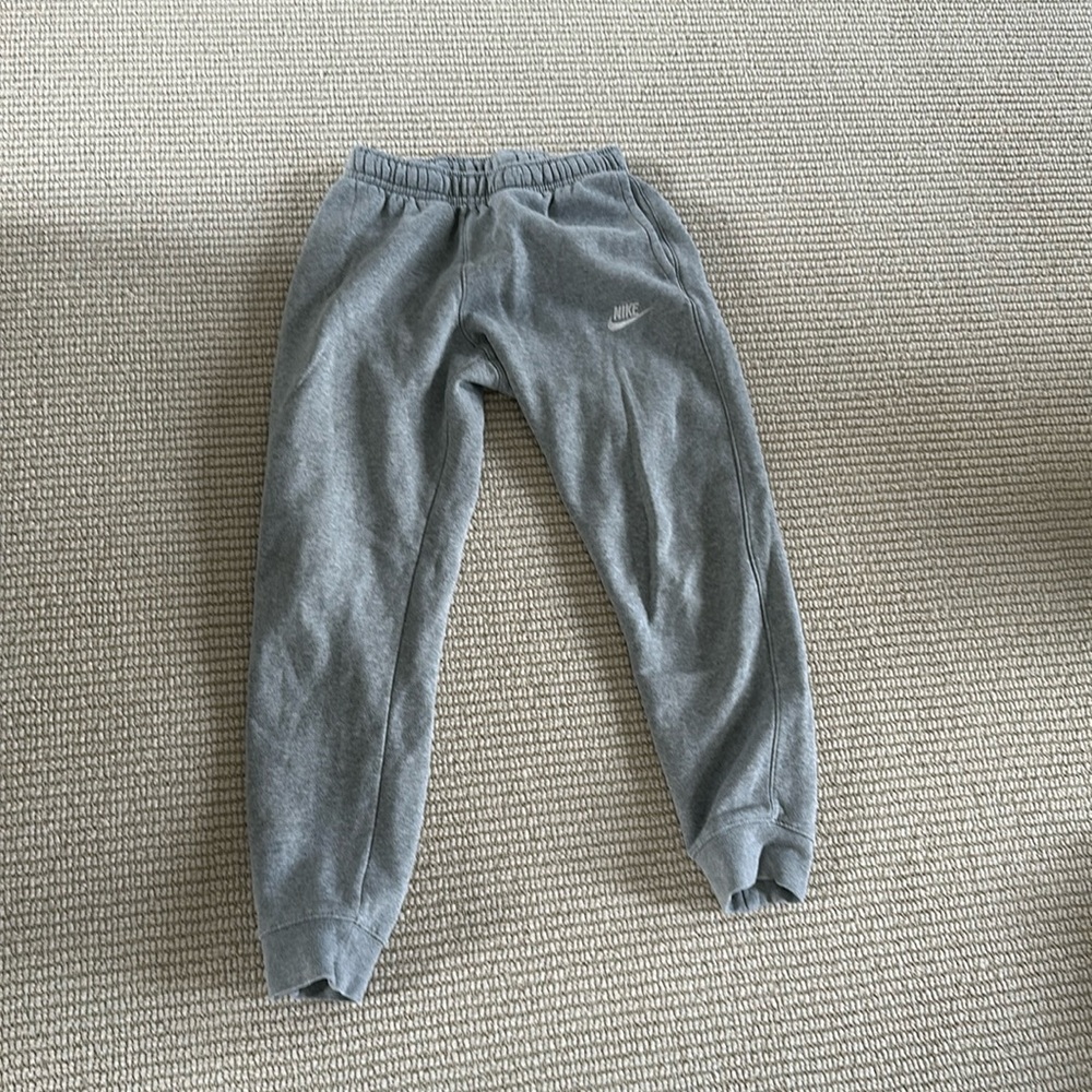 Grey Nike sweatpants